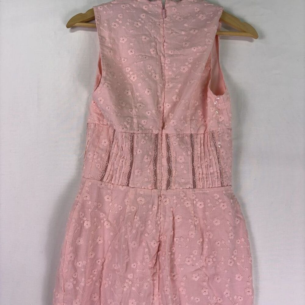 House of CB Sophina Maxi Midi‎ Dress Pockets Eyelit Scalloped Plunge - Picture 5 of 5